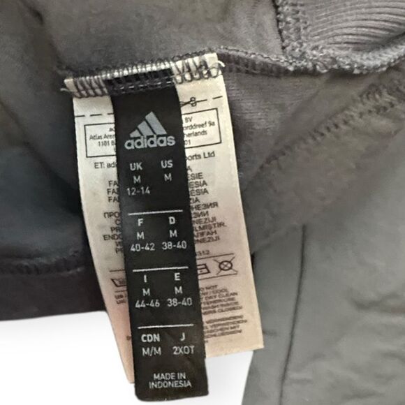 ADIDAS Men’s Gray Climalite Full Zip Squad Jacket Size Medium - Picture 4 of 5